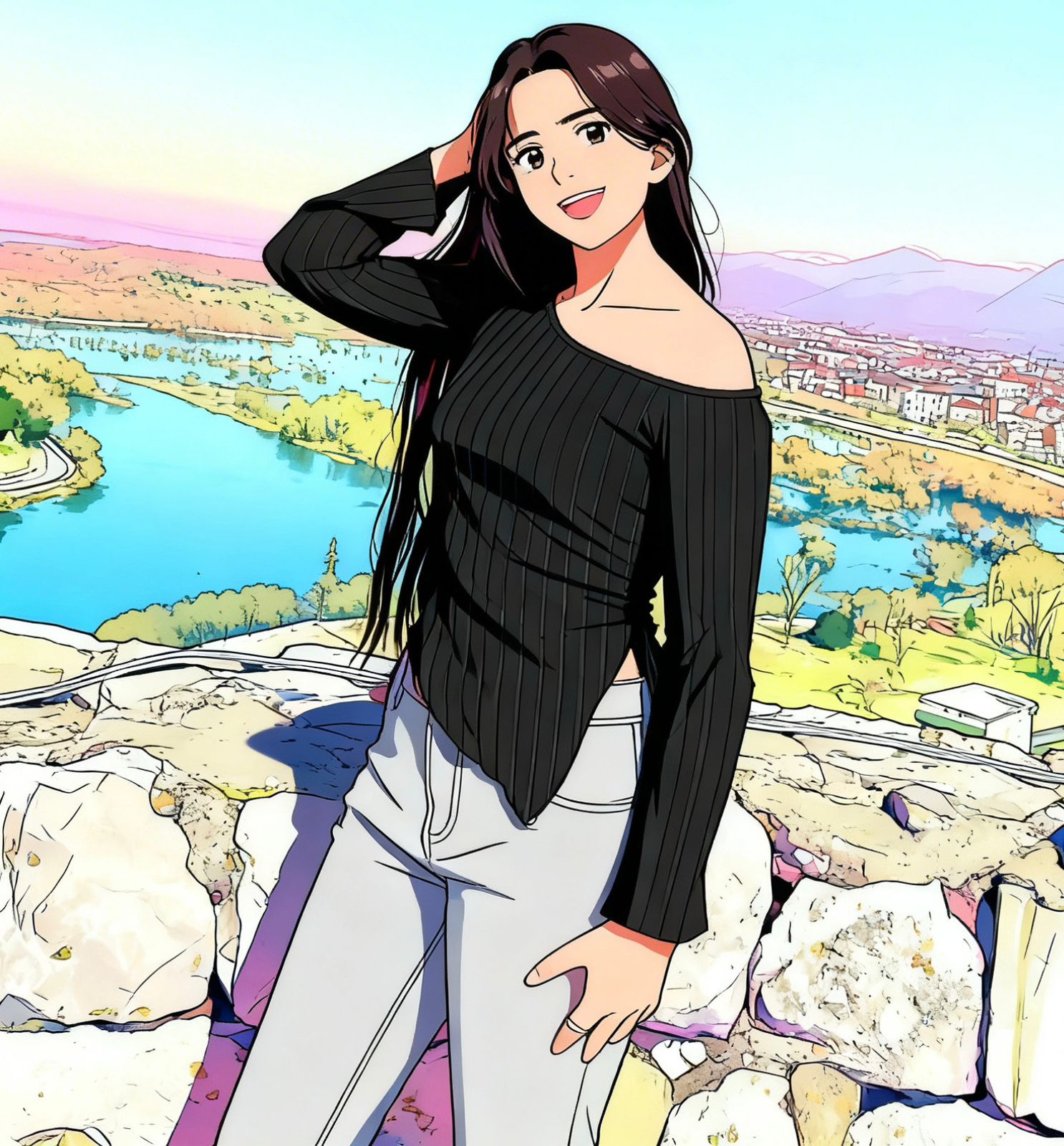 Team member brainstorming